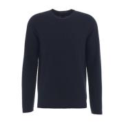 Blå Strik Pullover AW24