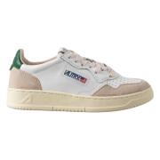 Retro 80`er Stil Hvide Sneakers