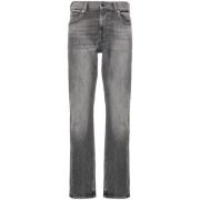 Slim Cut Grå Denim Jeans