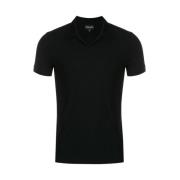 Sort Polo Top Slim Fit