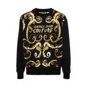 Couture Chain Print Crew Neck Sweatshirt