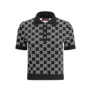 GG Uld Jacquard Polo Skjorte