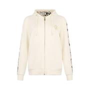 Python Zip-Up Hoodie med Snøre