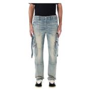 Antik Indigo Taktiske Cargo Jeans