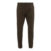 Stretch Bomuld Chino Bukser Brun