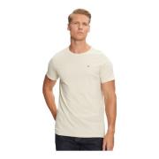 Broderet logo slim jersey t-shirt