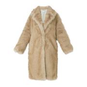 Faux Fur Damejakke Stilfuld Vinter