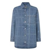 Denim Oversize Skjorte