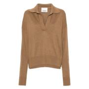 Kamel Strik Pullover Sweater