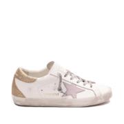 White Star Sneakers med slidt finish