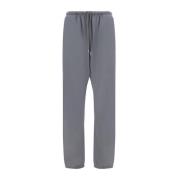 Bomuld Jogger Sweatpants med Snøret Talje