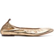 Guld Ballet Flats