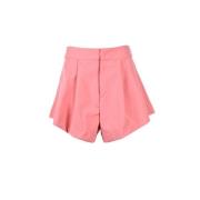 Rosa Nylon Lynlås Shorts