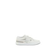 Suede Sneakers med Broderet Logo