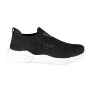 Sporty Strik Sneakers med Elastisk Detalje