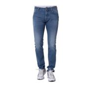 Slim Fit Faded Blue Jeans