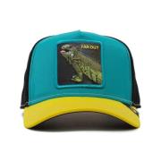 Sort Iguana Party Trucker Kasket