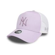 Lilla MLB Rhinestone Trucker Hat