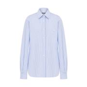 Baby Blue Button-Up Skjorte