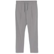 Grå tapered track pants med læg