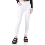 Hvid Skinny Fit Dame Jeans