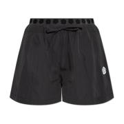 Shorts med logo patch