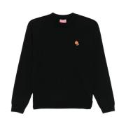 Sort Logo Patch Crew Neck Sweater