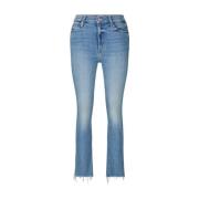 Fray Ankel Skinny-Fit Jeans