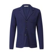 Bomuld Blazer med Revers Krave