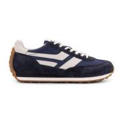 Suede og Mesh Low-Top Sneakers