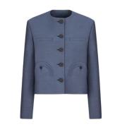 Navy Shamo Bolero Jakke