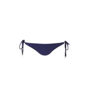 Navy Tie-Side Bikini Bottoms