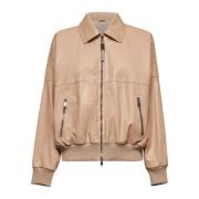 Nude Zip Jacket med Monili Broderi