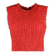 Genbrugs Polyester Crop Top