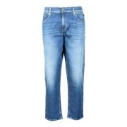 Klassiske Denim Jeans med Elastanblanding