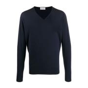 Klassisk V-hals Pullover Sweater