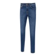 Slim Fit Denim Blå Jeans