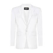 Bomuld Blazer med Polyester Foring