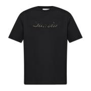 T-shirt med broderet logo