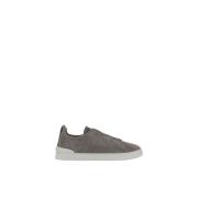 Suede Slip-On Sneakers