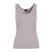 Rib Tank Top i Opal Grey