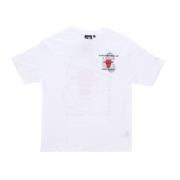 Chicago Bulls Grafisk Tee Hvid/Sort