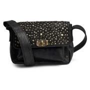 Studded Læder Crossbody Taske