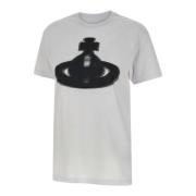 Halftone Orb Hvid T-shirt