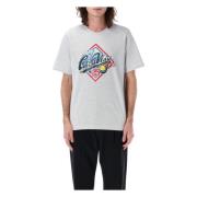 Grå World Series Trykt T-shirt