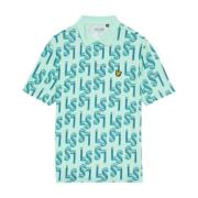 SS Polo Shirts LS Monogram Trykt Polo Skjorte