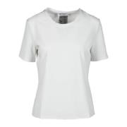 Fritidst-shirt med polyester-elastanblanding