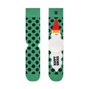 Polka Dot Crew Socks Grønt Print