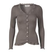 Feminin Blonde Cardigan Mellembrun