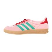 Gazelle Indoor Pink Velvet Sneakers